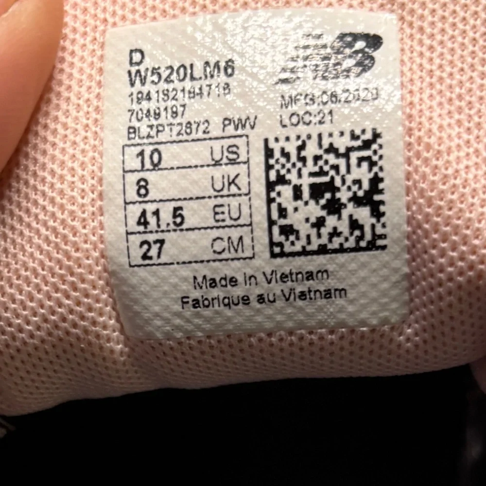 New Balance Fresh Foam 520 v8 Women’s Size 10 Gray Pink Running Shoes W520LM6 - Picture 14 of 14